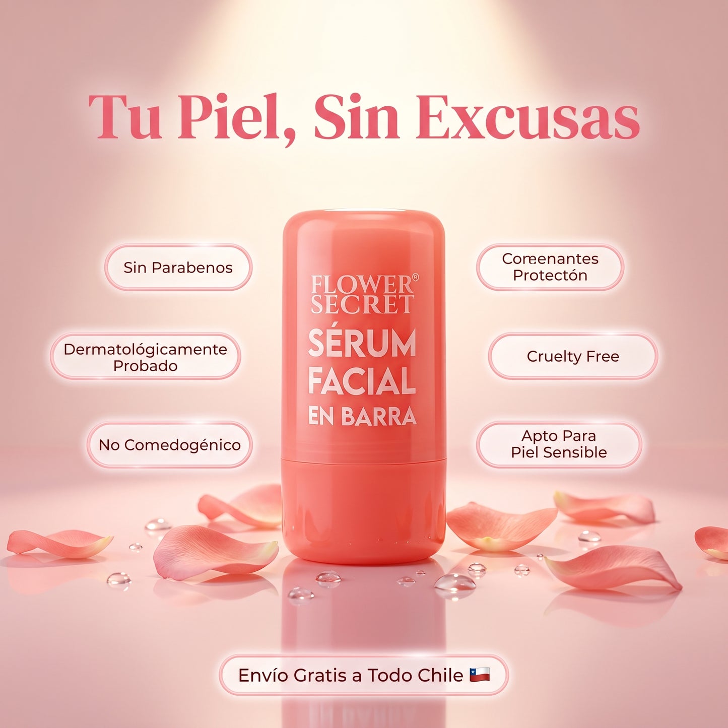 ROSELIA™ | Sérum Facial Hidratante En Barra